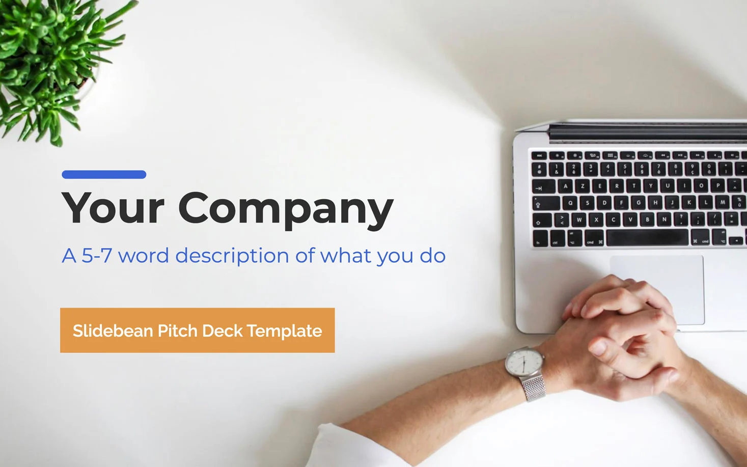 Startup Pitch Deck Template slide example