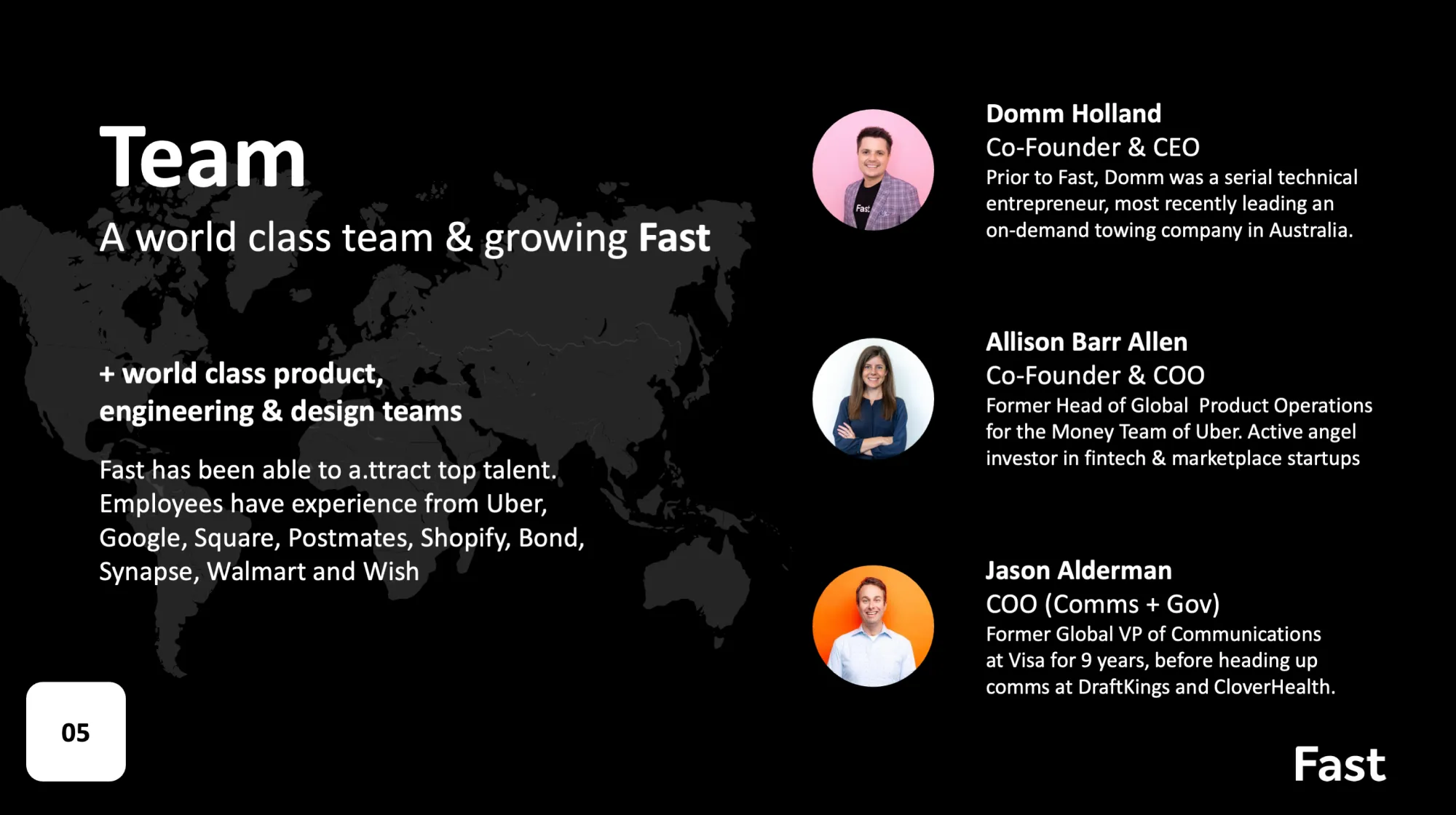 Fast presentation slide example.
